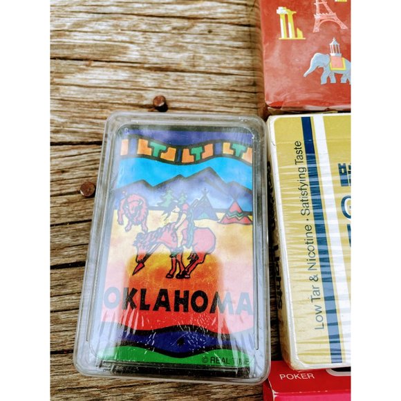 Vintage Lot of 11 Playing Card Decks Bicycle, Hoyle, Advertising NOS - Picture 10 of 11